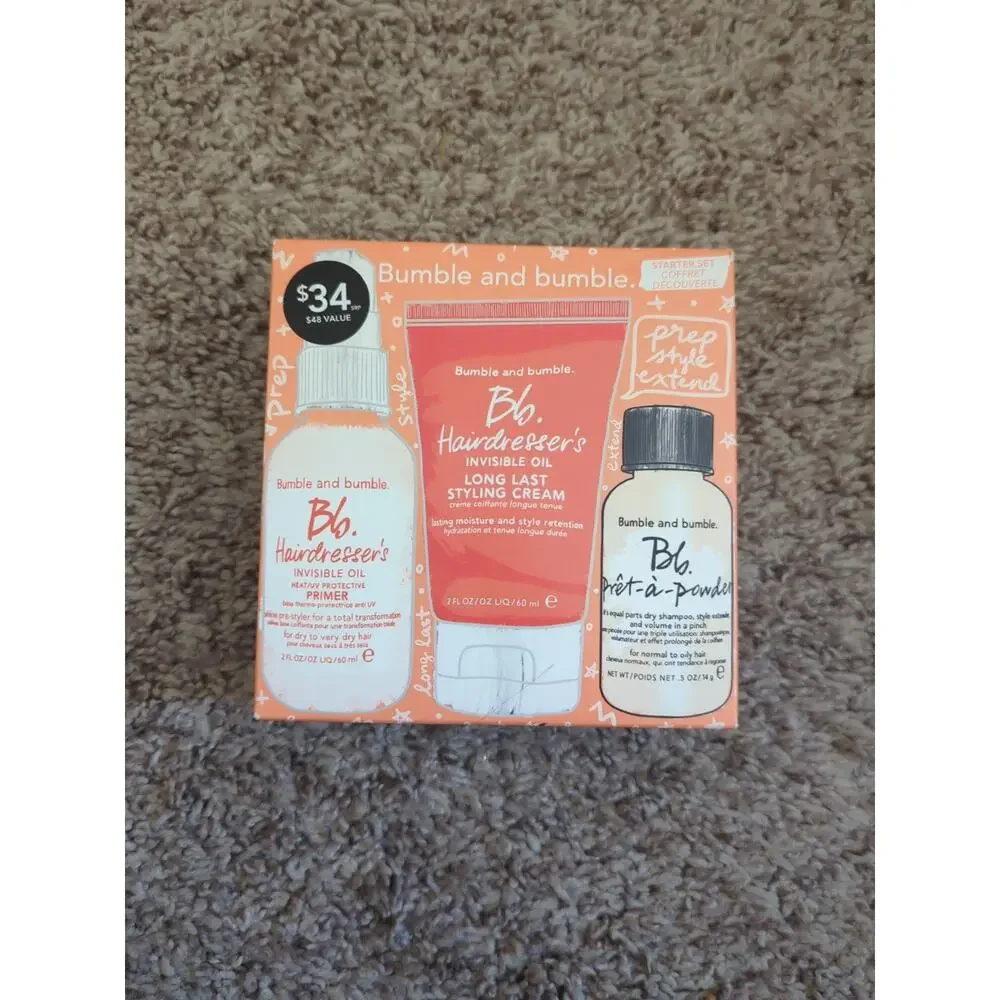Bumble and bumble. Travel-Size Prep, Style + Extend Hair Set